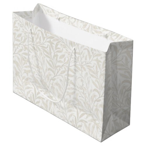 WILLOW BOUGH IN PALE IVORY _ WILLIAM MORRIS LARGE GIFT BAG