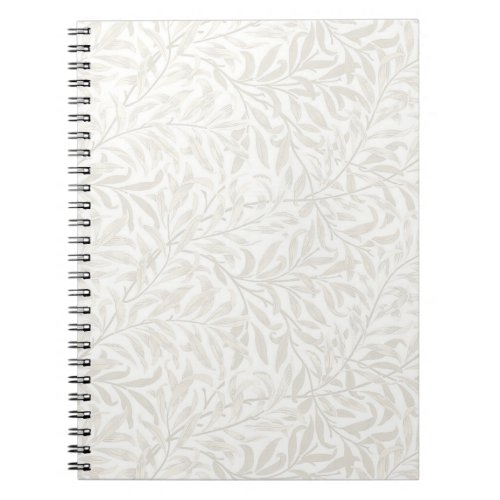 WILLOW BOUGH IN PALE IVORY _ WILLIAM MORRIS NOTEBOOK