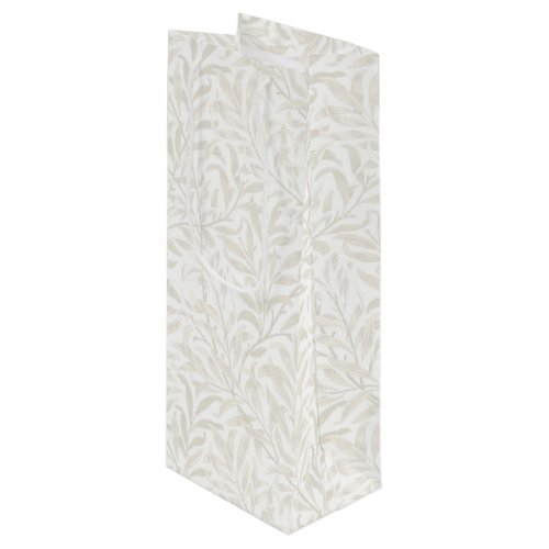 WILLOW BOUGH IN PALE IVORY _ WILLIAM MORRIS WINE GIFT BAG