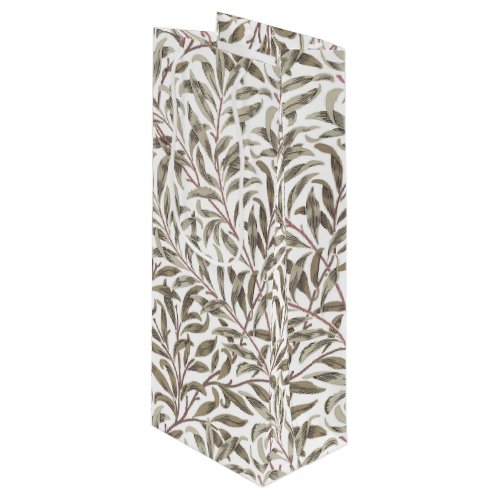 WILLOW BOUGH IN PRARIE GRASS _ WILLIAM MORRIS WINE GIFT BAG