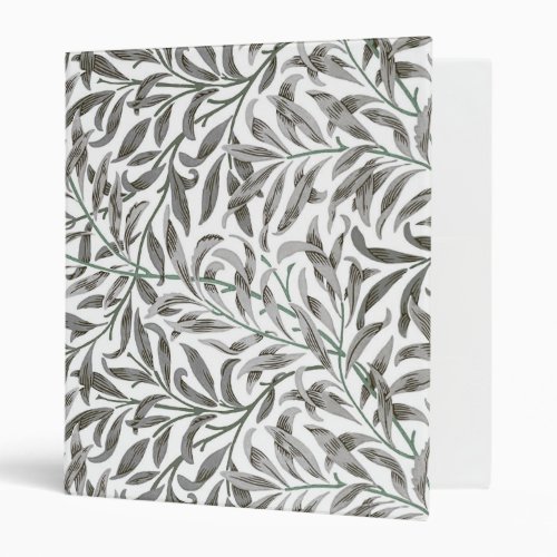 WILLOW BOUGH IN SILVER PLATE _ WILLIAM MORRIS 3 RING BINDER