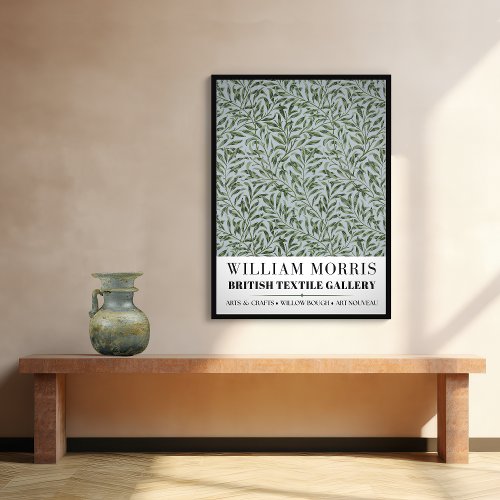 WILLOW BOUGH IN VINTAGE BLUE _  MORRIS GALLERY POSTER