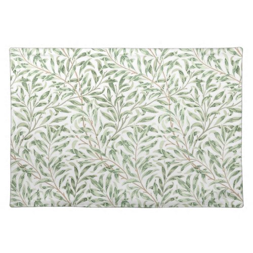 WILLOW BOUGH IN VINTAGE GARDEN _ WILLIAM MORRIS CLOTH PLACEMAT