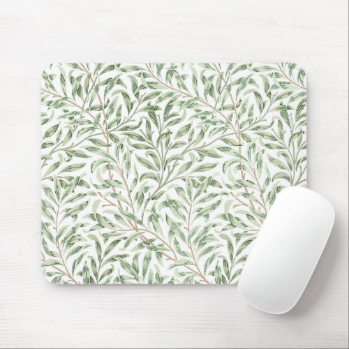 WILLOW BOUGH IN VINTAGE GARDEN _ WILLIAM MORRIS MOUSE PAD