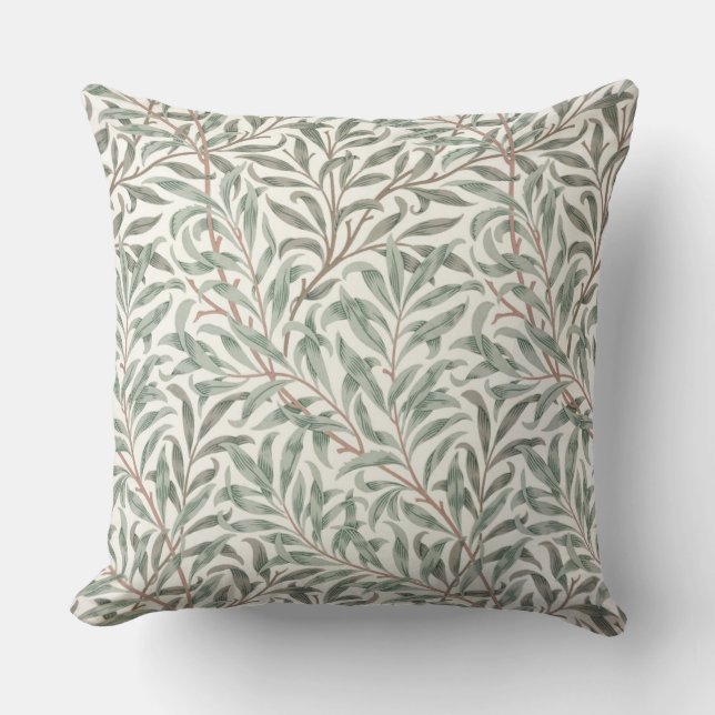 Willow Bough, wallpaper design, 1874 (wallpaper) Throw Pillow (Front)