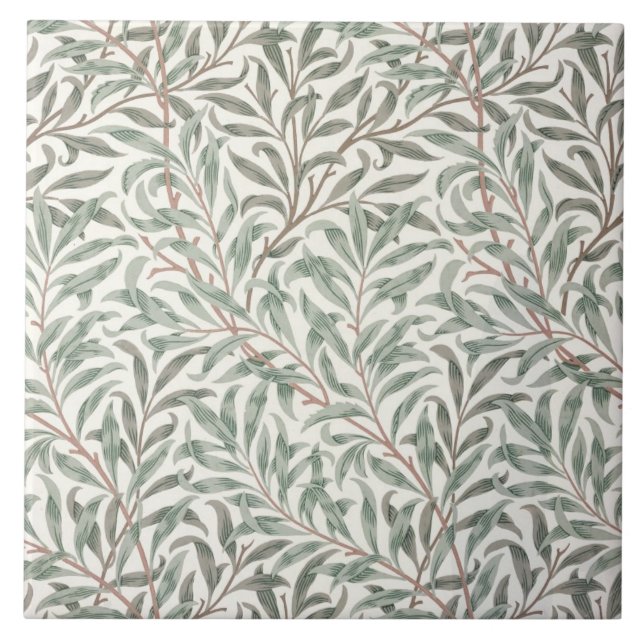 Willow Bough, wallpaper design, 1874 (wallpaper) Tile (Front)