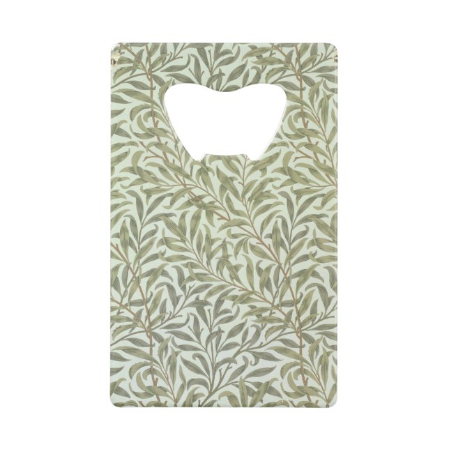 'Willow Bough' wallpaper design, 1887 Credit Card Bottle Opener (Front)
