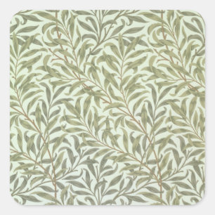 'Willow Bough' wallpaper design, 1887 Square Sticker