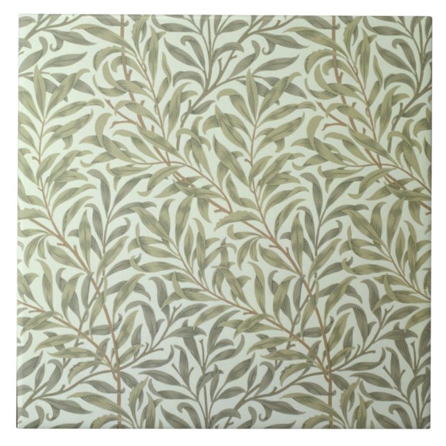 'Willow Bough' wallpaper design, 1887 Tile (Front)
