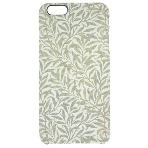 Willow Bough wallpaper design 1887 Clear iPhone 6 Plus Case