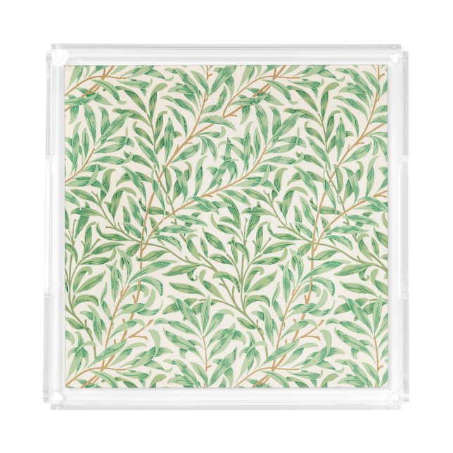 Willow Bough William Morris Pattern Acrylic Tray (Front)
