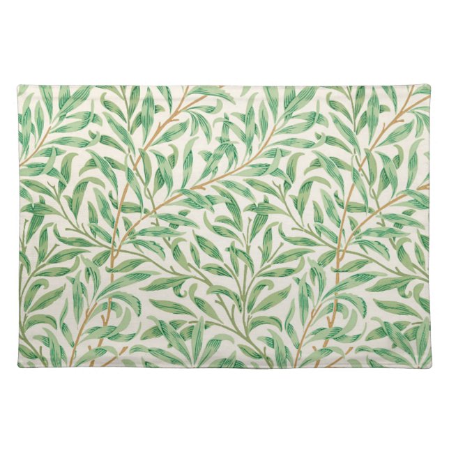 Willow Bough William Morris Pattern Cloth Placemat (Front)