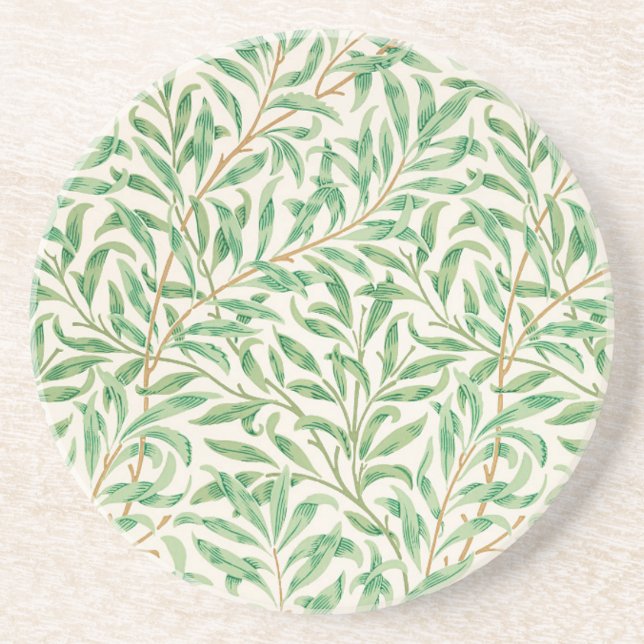 Willow Bough William Morris Pattern Coaster (Front)