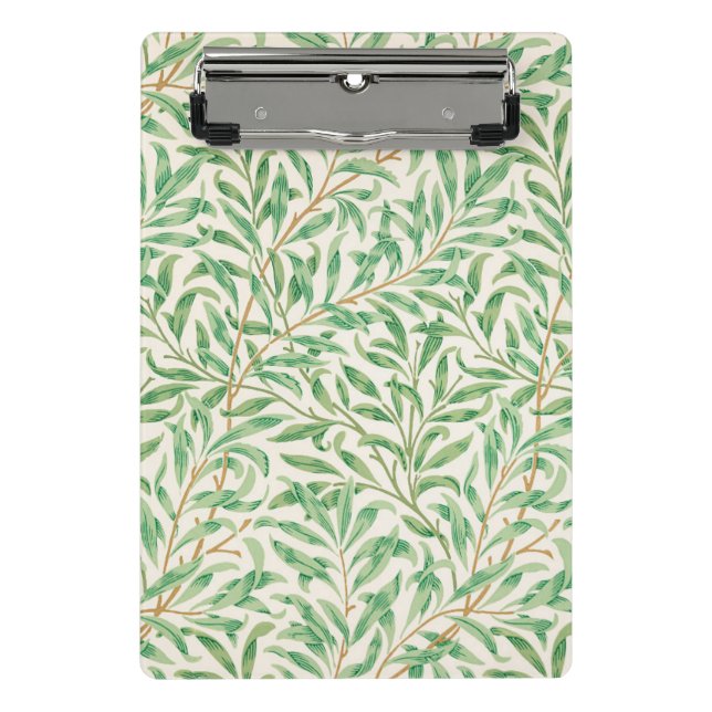 Willow Bough William Morris Pattern Mini Clipboard (Front)