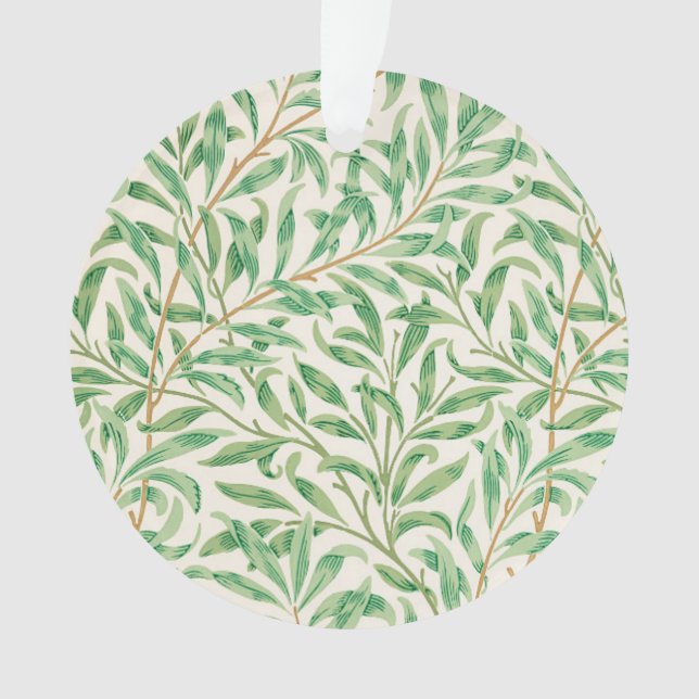 Willow Bough William Morris Pattern Ornament (Front)