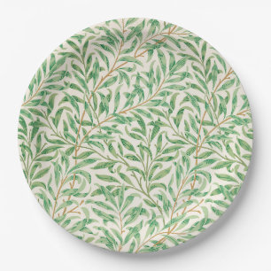Willow Bough William Morris Pattern Paper Plates