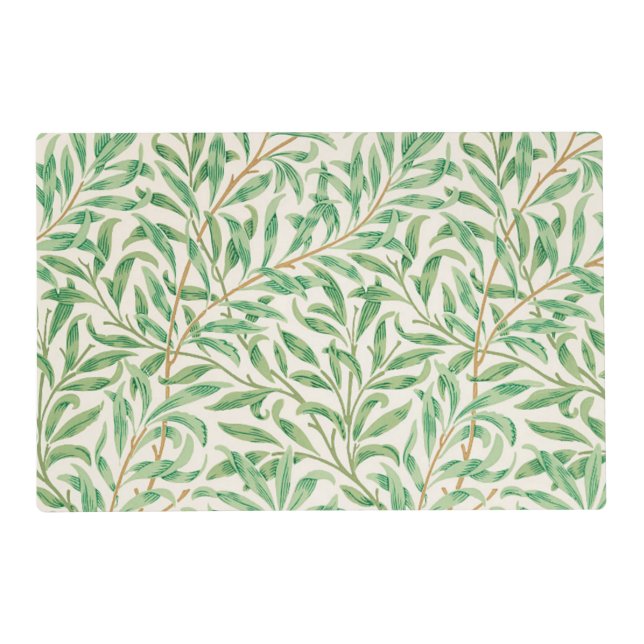 Willow Bough William Morris Pattern Placemat (Front)