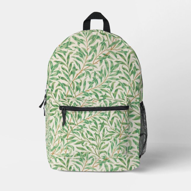 Willow Bough William Morris Pattern Printed Backpack (Front)