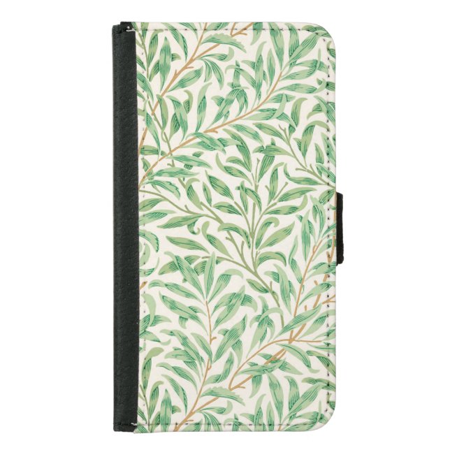 Willow Bough William Morris Pattern Samsung Galaxy Wallet Case (Front)