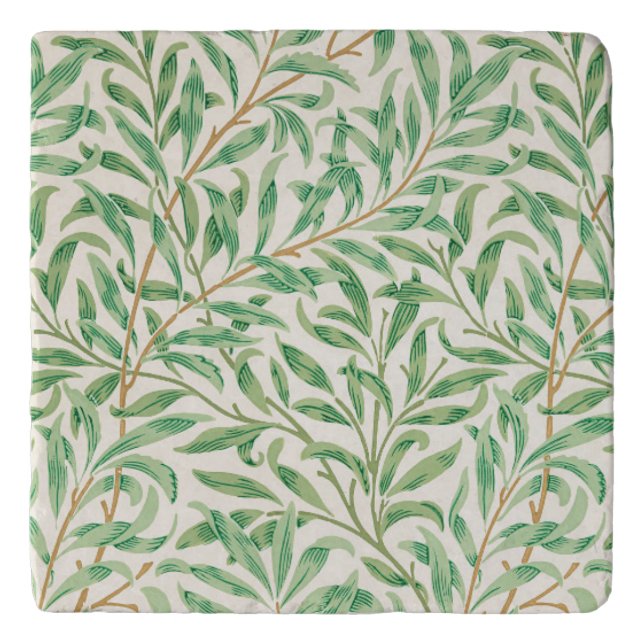 Willow Bough William Morris Pattern Trivet (Front)