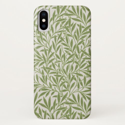 Willow boughs by William Morris iPhone X Case