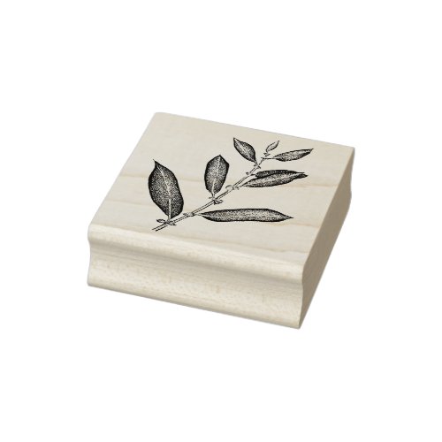 Willow Branch Rubber Stamp