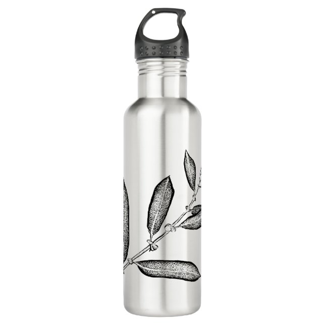 WIllow branch Stainless Steel Water Bottle (Front)