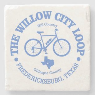 Willow City Loop (cycling) Stone Coaster