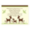 Willow Deer Family with birds Favor/Tags