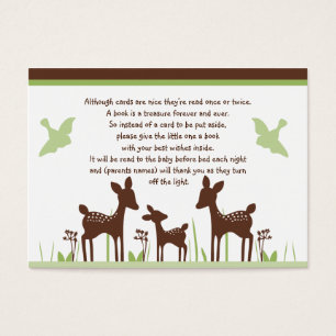 Willow Deer Family with birds Favor/Tags