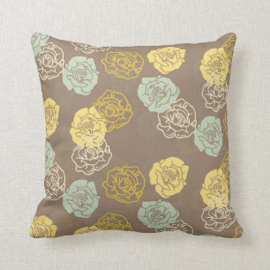 Willow Floral Throw Pillow