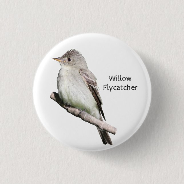 Willow Flycatcher Button (Front)
