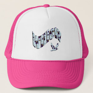 Willow, Girls Name, Floral Logo, Trucker Hat