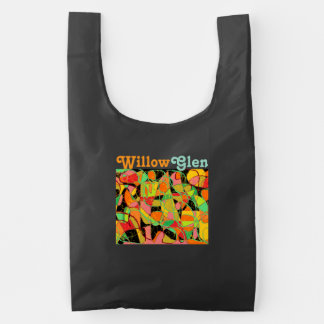 Willow Glen geometric abstract art san Jose Reusable Bag