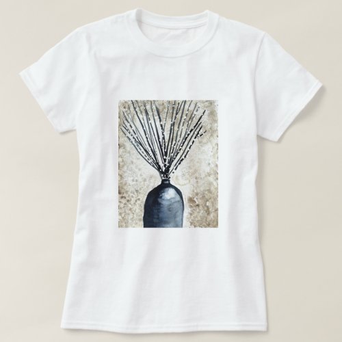  Willow in vase watercolor T_Shirt
