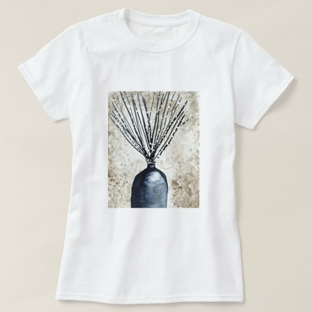  Willow in vase watercolor T-Shirt (Design Front)