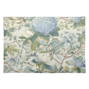 Willow Little Magnolia Wallpaper Floral Coastal Cloth Placemat