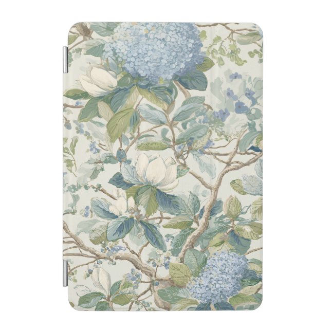 Willow Little Magnolia Wallpaper Floral Coastal iPad Mini Cover (Front)