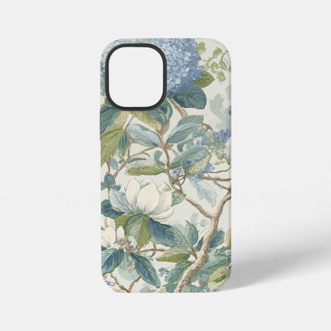 Willow Little Magnolia Wallpaper Floral Coastal  iPhone Case (Back)