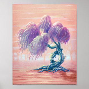Willow Love Tree Poster