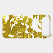 Willow pattern - Gold Case-Mate iPhone Case (Back (Horizontal))