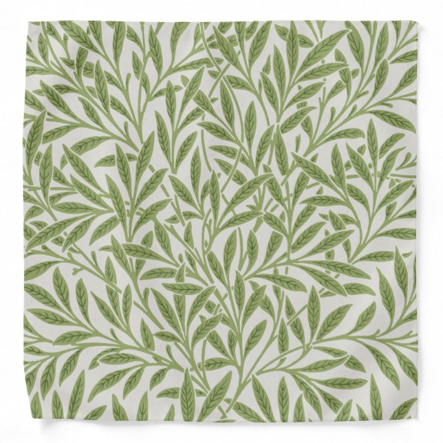 Willow Pattern, William Morris Bandana (Front)