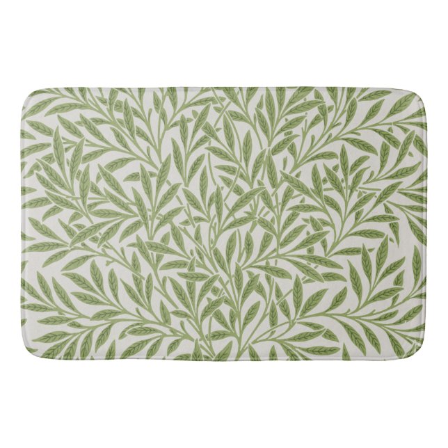 Willow Pattern, William Morris Bath Mat (Front)