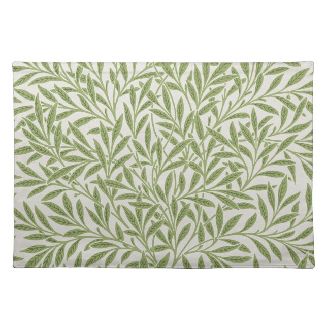 Willow Pattern, William Morris Cloth Placemat (Front)