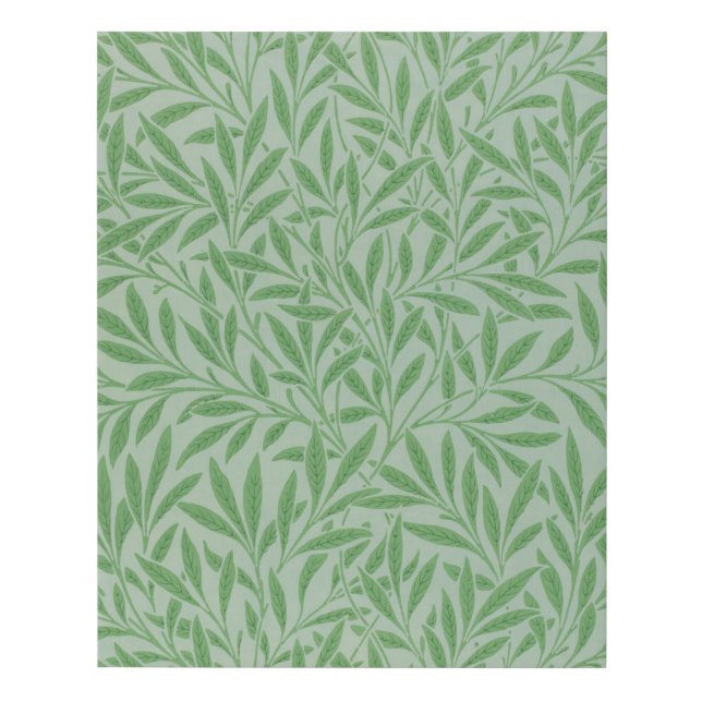 Willow Pattern, William Morris Faux Canvas Print (Front)