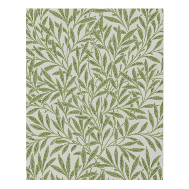 Willow Pattern, William Morris Faux Canvas Print (Front)