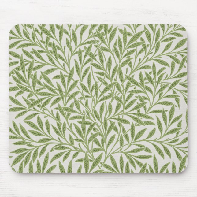Willow Pattern, William Morris Mouse Pad (Front)
