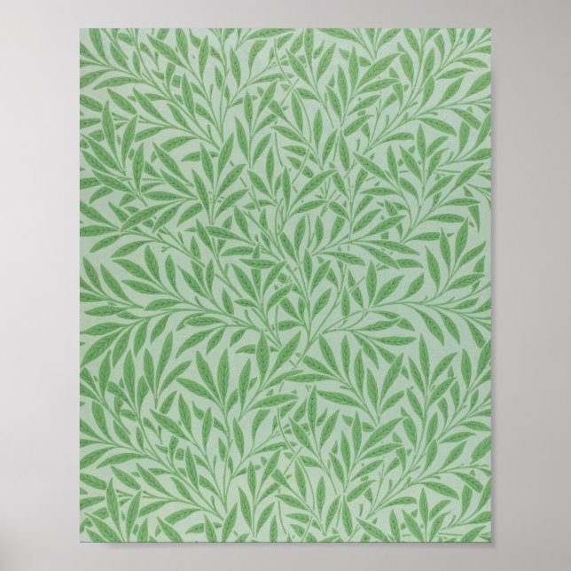 Willow Pattern, William Morris Poster (Front)