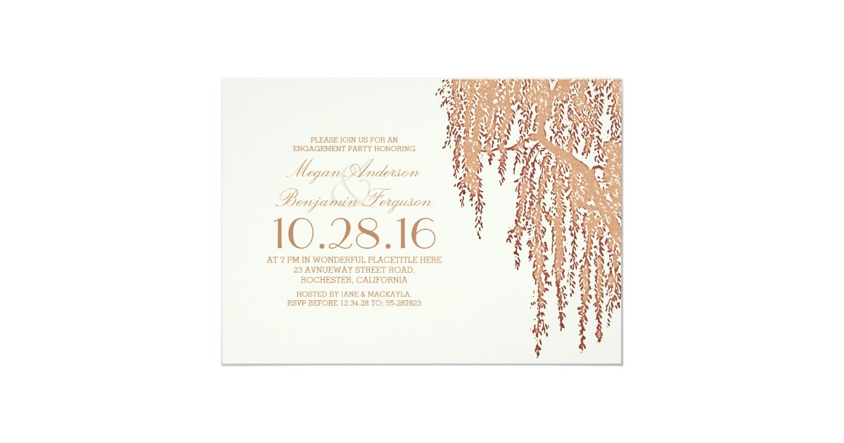 Outdoor Engagement Party Invitations 8
