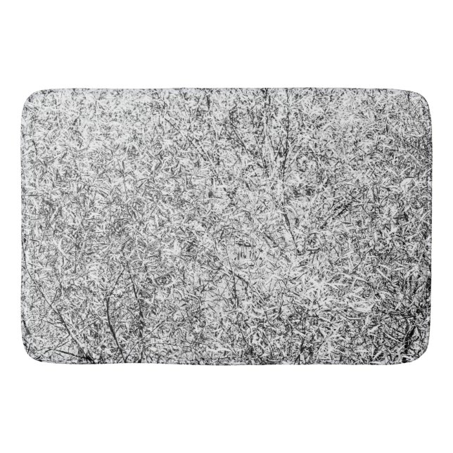 Willow tree leaves. Abstract art of Nature Bath Mat (Front)